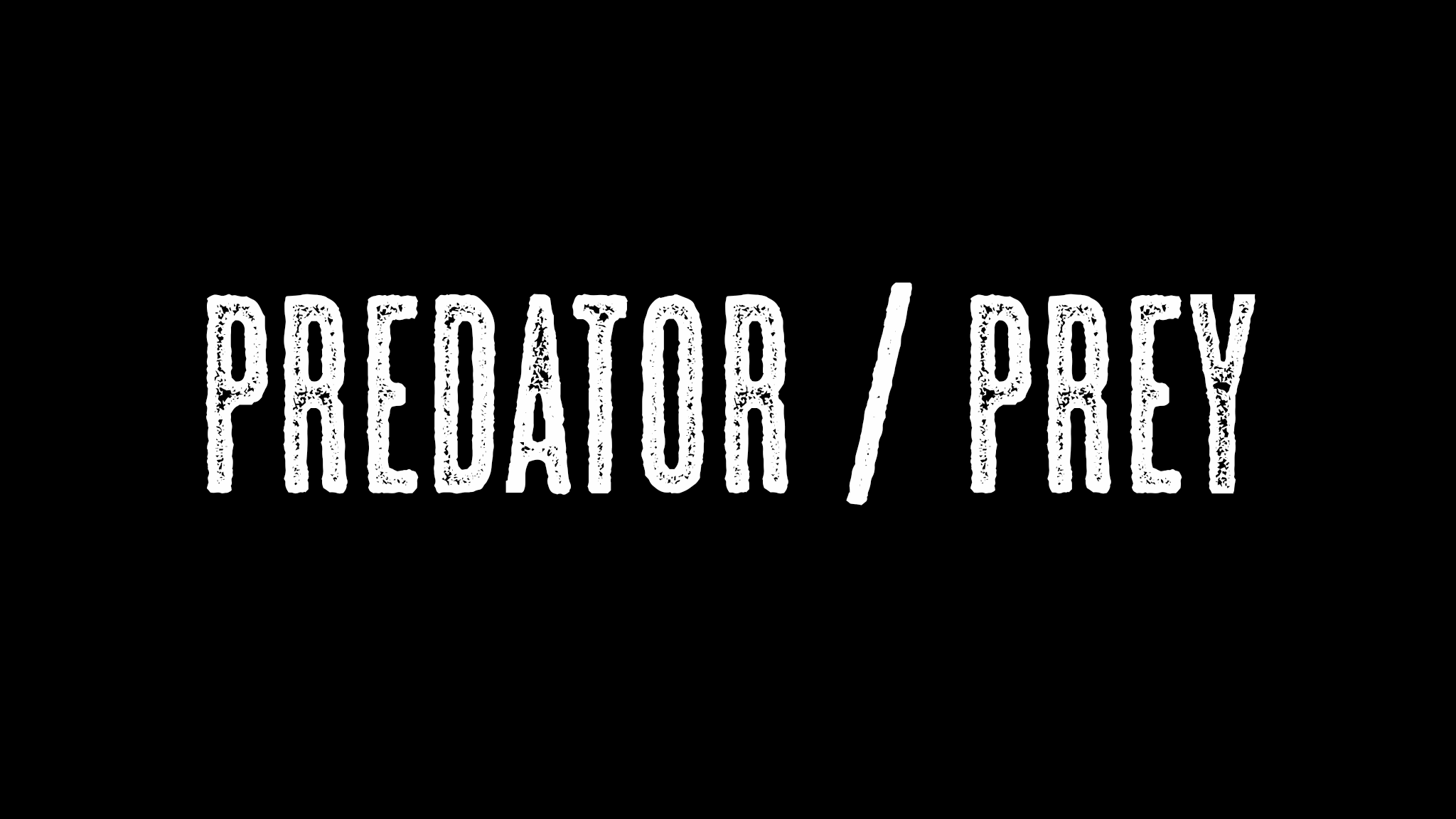 Predator/Prey title artwork